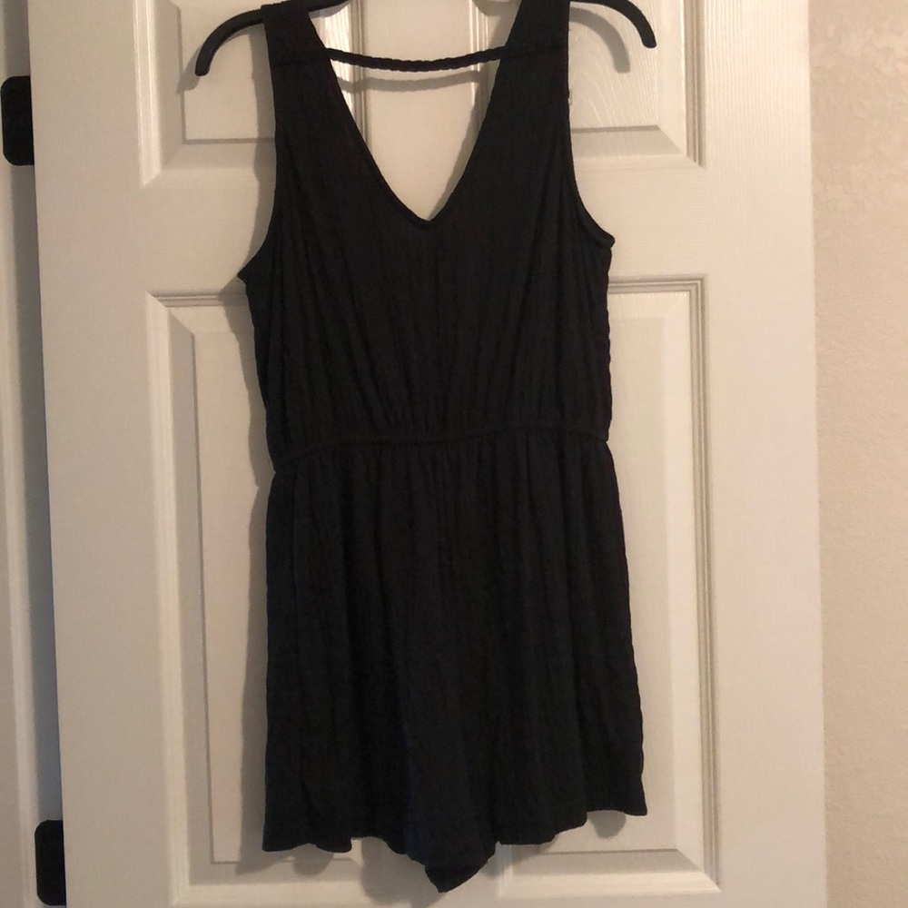 Black Ripped Romper - Picture 5 of 5